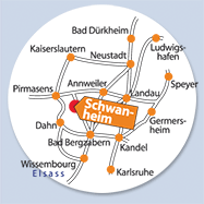 Karte Schwanheim